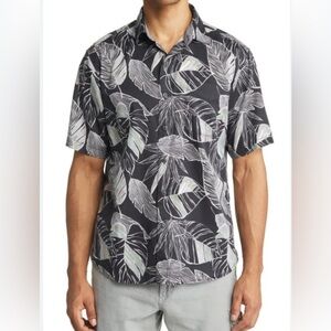 Tommy Bahama Shirt Mens 2XLB  Button Up Bonita Cove Camp Cotton Blend $148 NEW
